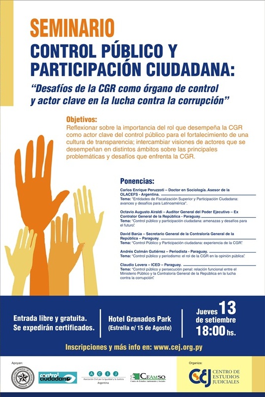 Seminario Control Público y Participación Ciudadana