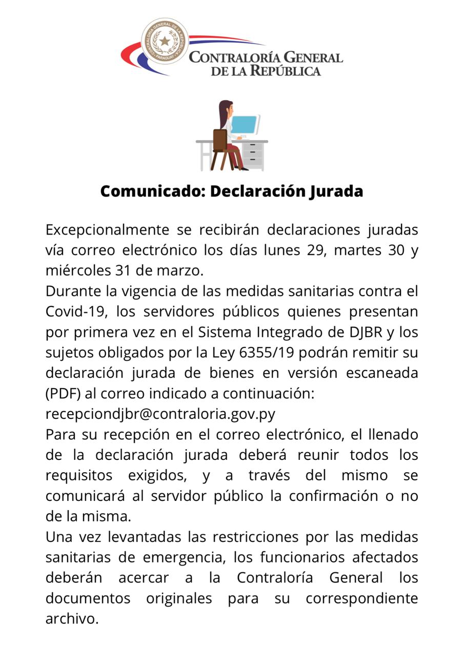 comunicado djbr covid 19