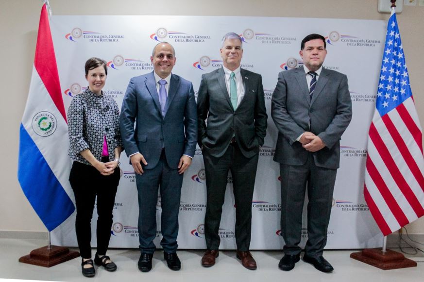 Visita del Embajador de los Estados Unidos de América en Paraguay afianza lazos de trabajo y cooperación en la lucha contra la corrupción e impunidad